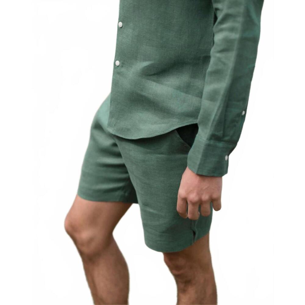 NEW ALEX CRANE bo pull-on shorts in pine